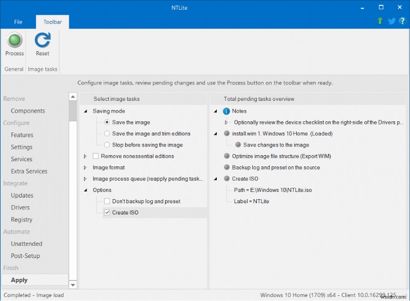 วิธีการติดตั้ง Windows 10 Slipstream 