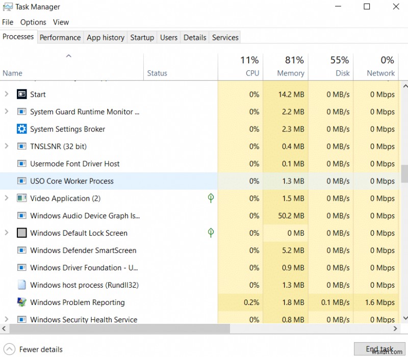 กระบวนการ USO Core Worker หรือ usocoreworker.exe คืออะไร 