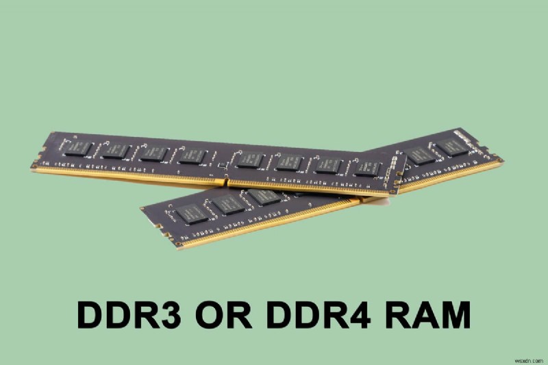 ตรวจสอบว่าประเภท RAM ของคุณเป็น DDR3 หรือ DDR4 ใน Windows 10 