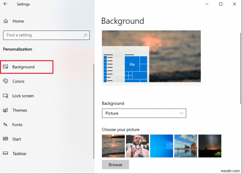 แก้ไขพื้นหลังเดสก์ท็อปสีดำใน Windows 10 