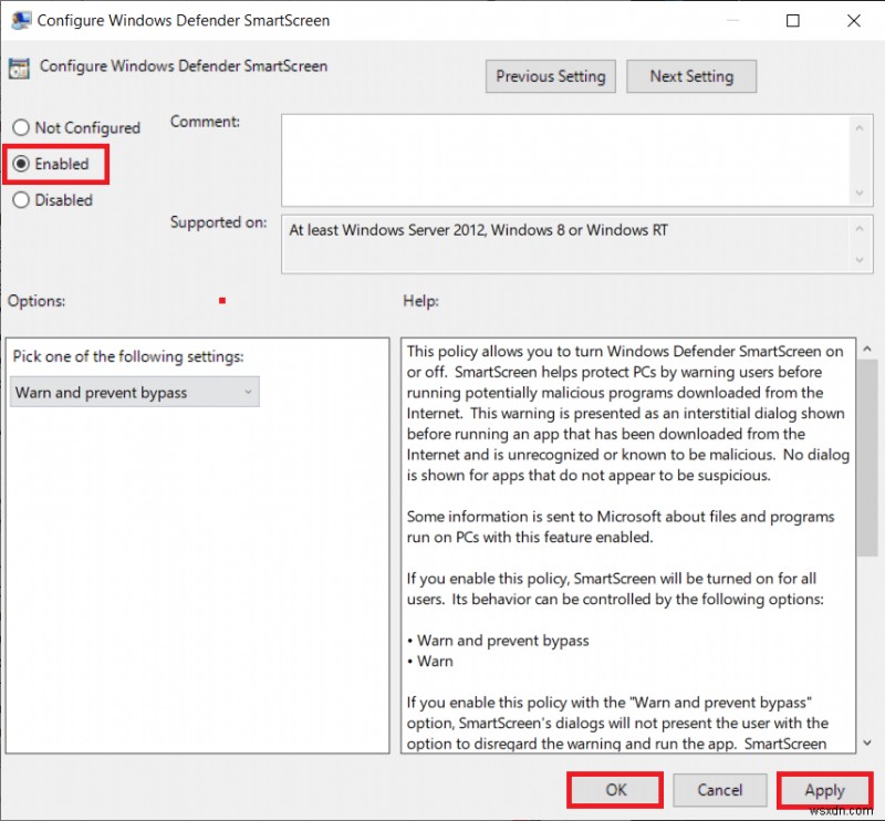 แก้ไข:ไม่สามารถเข้าถึง Windows SmartScreen ได้ในขณะนี้ 