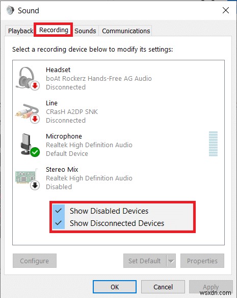วิธีเปิดใช้งาน Stereo Mix บน Windows 10 