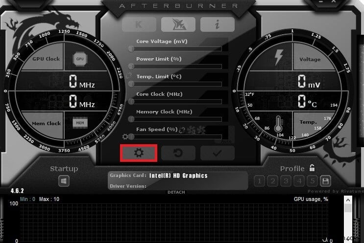 วิธีแสดงอุณหภูมิ CPU และ GPU บนทาสก์บาร์ 