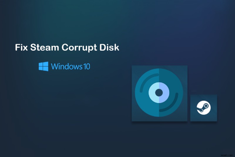 แก้ไขข้อผิดพลาด Steam Corrupt Disk บน Windows 10