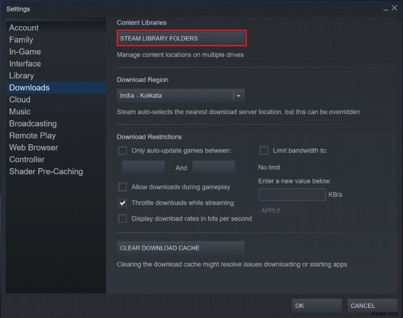 แก้ไขข้อผิดพลาด Steam Corrupt Disk บน Windows 10