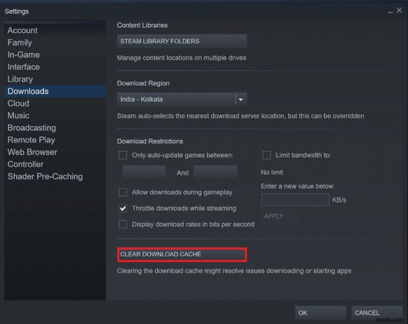 แก้ไขข้อผิดพลาด Steam Corrupt Disk บน Windows 10