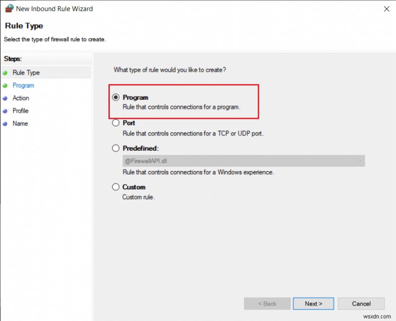 วิธีการบล็อกหรือเลิกบล็อกโปรแกรมในไฟร์วอลล์ Windows Defender