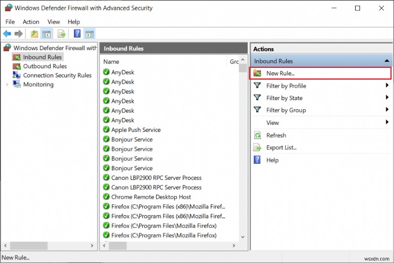 วิธีการบล็อกหรือเลิกบล็อกโปรแกรมในไฟร์วอลล์ Windows Defender