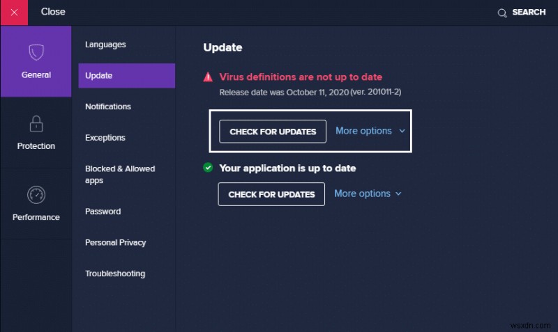 แก้ไข Avast Behavior Shield ช่วยปิด 