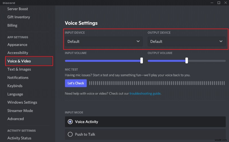 แก้ไข Discord Picking Up Game Audio Error 