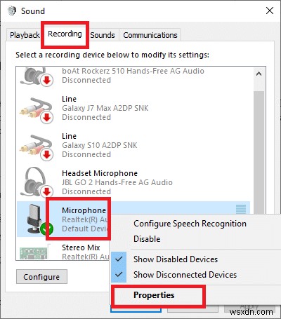 แก้ไข Discord Picking Up Game Audio Error 