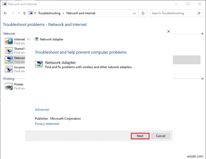 แก้ไขข้อผิดพลาด Media Disconnected ใน Windows 10 