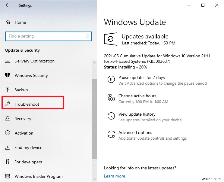 แก้ไขข้อผิดพลาด Windows Update 0x80070005