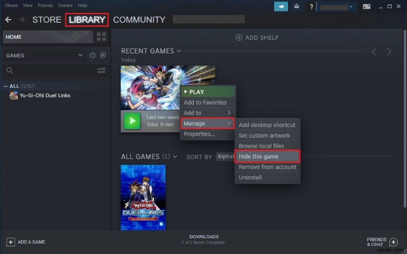 วิธีดูเกมที่ซ่อนอยู่บน Steam