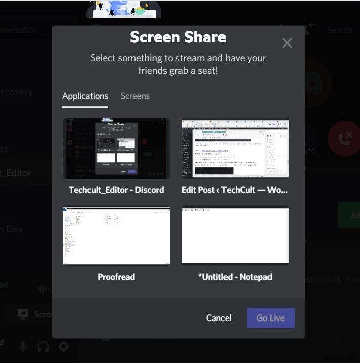 วิธีการถ่ายทอดสดบน Discord 