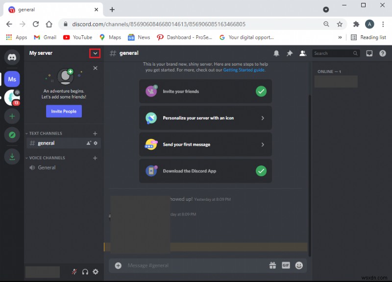 วิธีออกจากเซิร์ฟเวอร์ Discord 