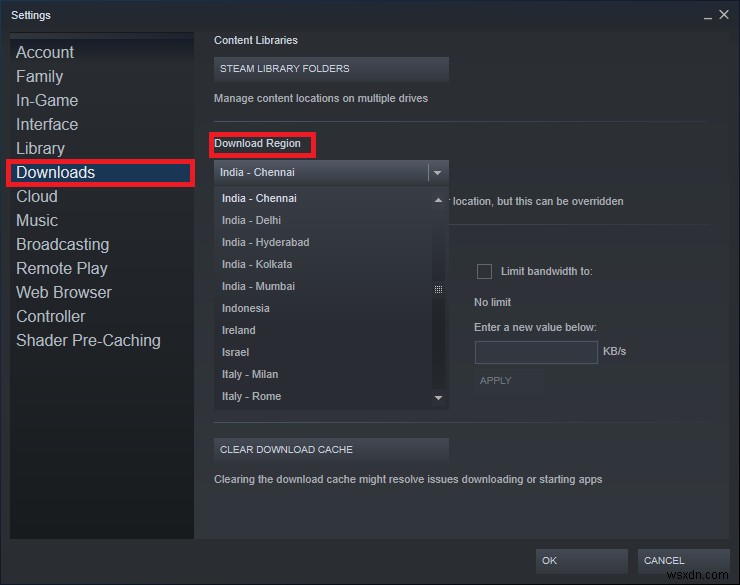 วิธีแก้ไข Steam ไม่ดาวน์โหลดเกม 