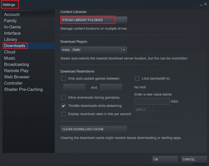 วิธีแก้ไข Steam ไม่ดาวน์โหลดเกม 