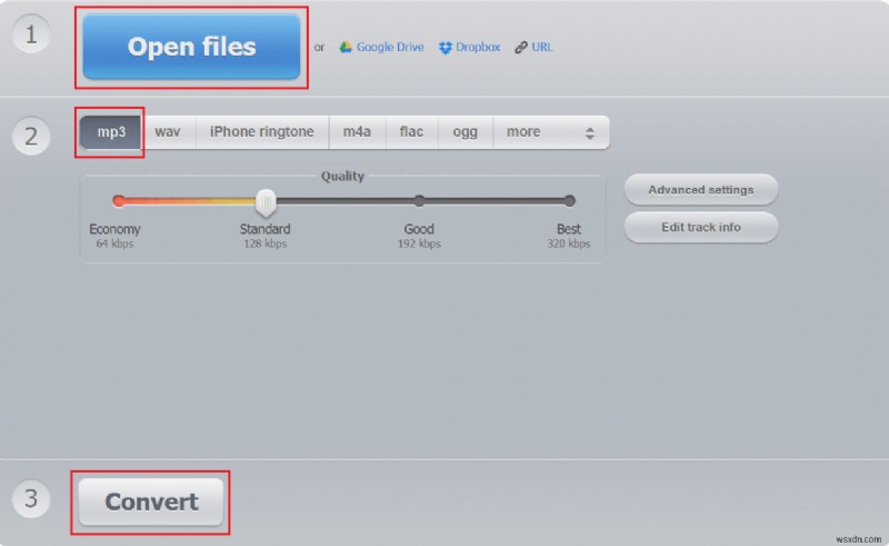 วิธีการแปลง WAV เป็น MP3