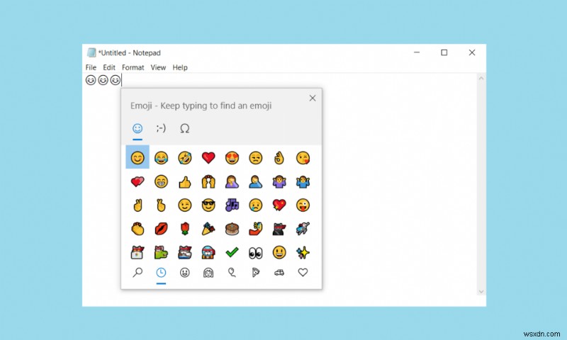 วิธีใช้ Emojis บน Windows 10 