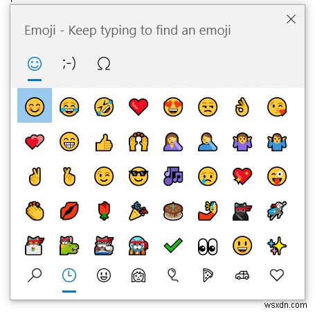 วิธีใช้ Emojis บน Windows 10 