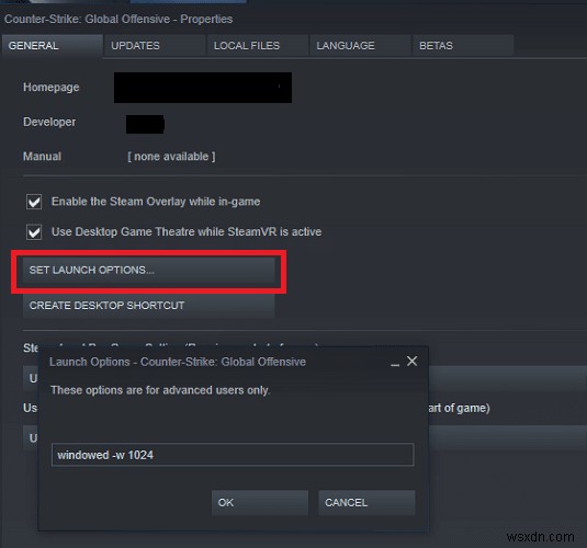 วิธีเปิดเกม Steam ในโหมดหน้าต่าง 