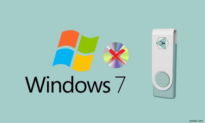 วิธีการติดตั้ง Windows 7 โดยไม่ต้องใช้แผ่นดิสก์ 