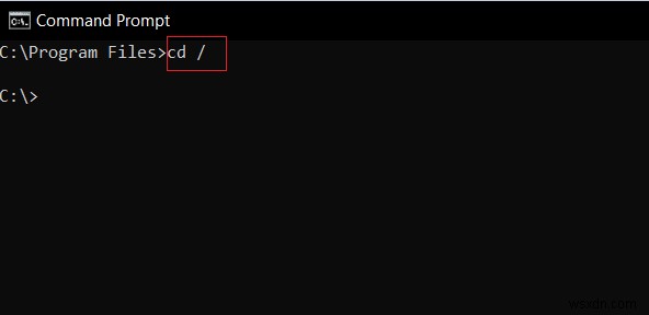 วิธีเปลี่ยนไดเรกทอรีใน CMD บน Windows 10 