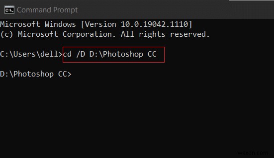 วิธีเปลี่ยนไดเรกทอรีใน CMD บน Windows 10 