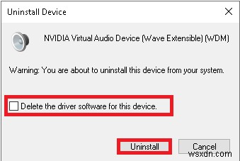 NVIDIA Virtual Audio Device Wave Extensible คืออะไร? 