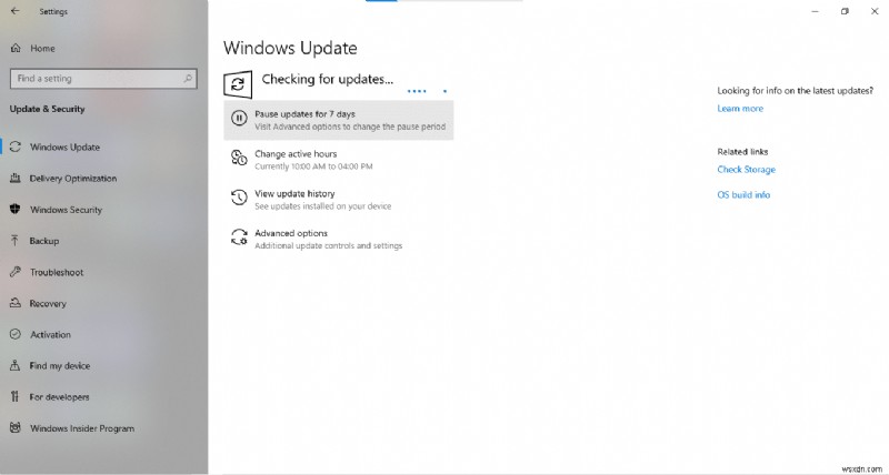 แก้ไขการอัปเดต Windows 10 ที่รอการติดตั้ง 