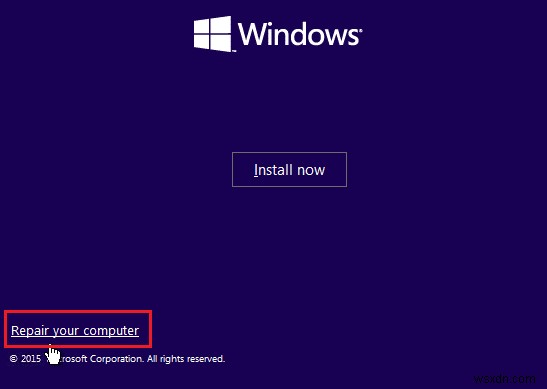 แก้ไขปัญหา Windows 10 ค้างในการเตรียมพร้อมสำหรับ Windows