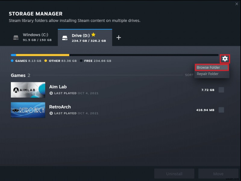 เกม Steam ติดตั้งที่ไหน