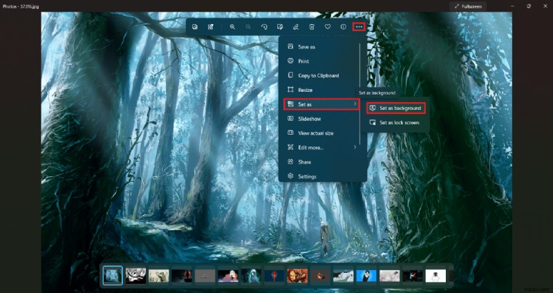 วิธีการเปลี่ยนวอลเปเปอร์ใน Windows 11