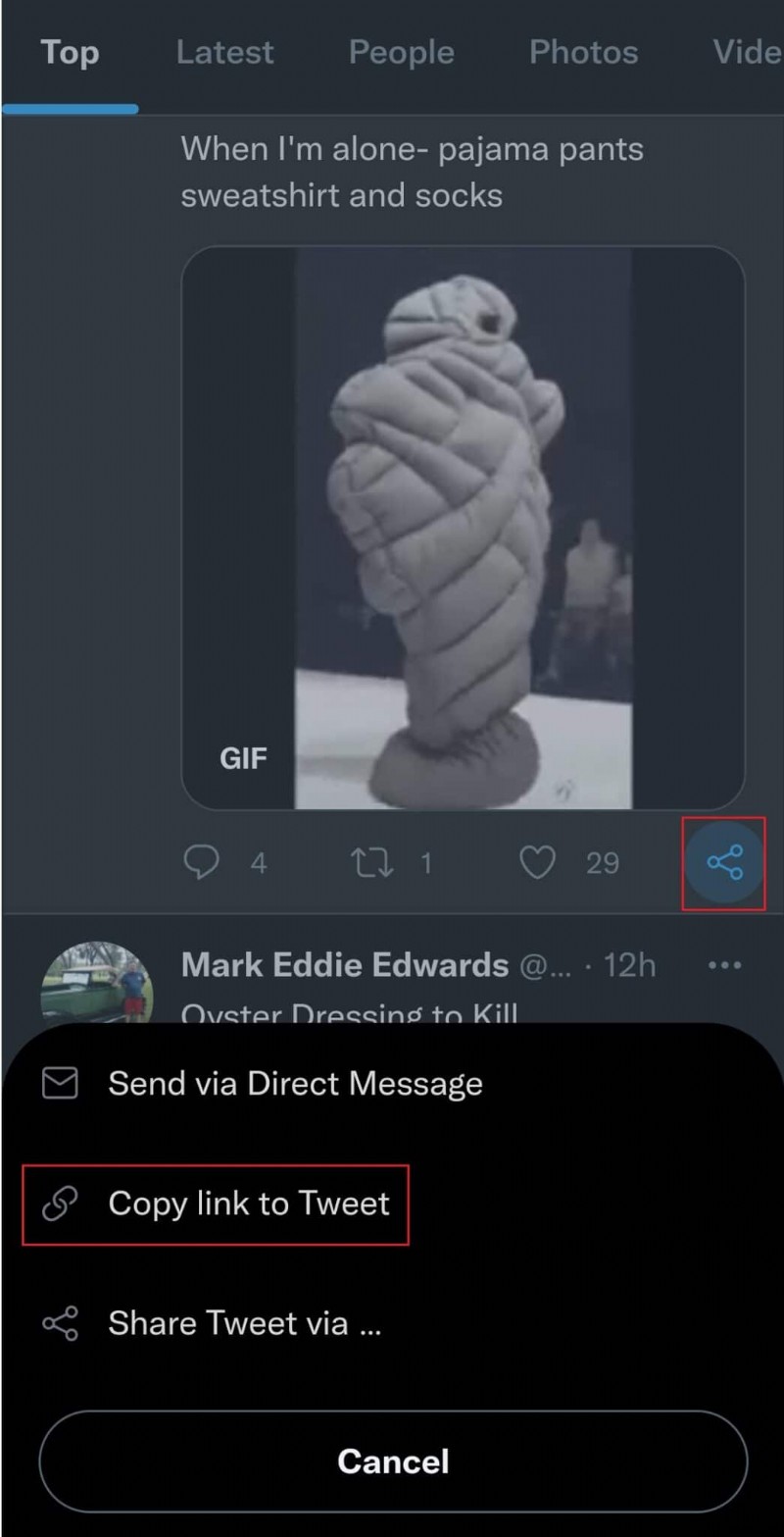 วิธีบันทึก GIF จาก Twitter บน Android 