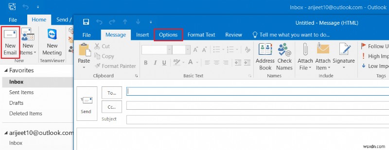 วิธีปิดใบตอบรับการอ่านอีเมล Outlook