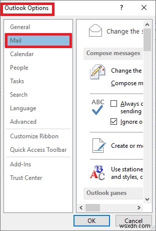 วิธีปิดใบตอบรับการอ่านอีเมล Outlook