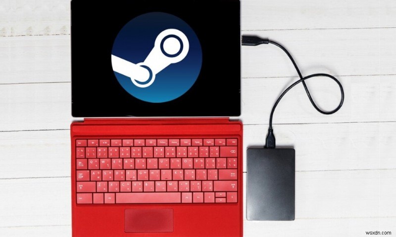 วิธีดาวน์โหลดเกม Steam บนฮาร์ดไดรฟ์ภายนอก