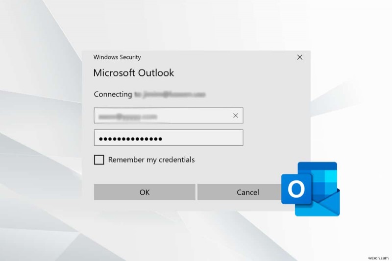 แก้ไขข้อความแจ้งรหัสผ่าน Outlook ปรากฏขึ้นอีกครั้ง