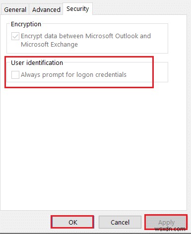 แก้ไขข้อความแจ้งรหัสผ่าน Outlook ปรากฏขึ้นอีกครั้ง