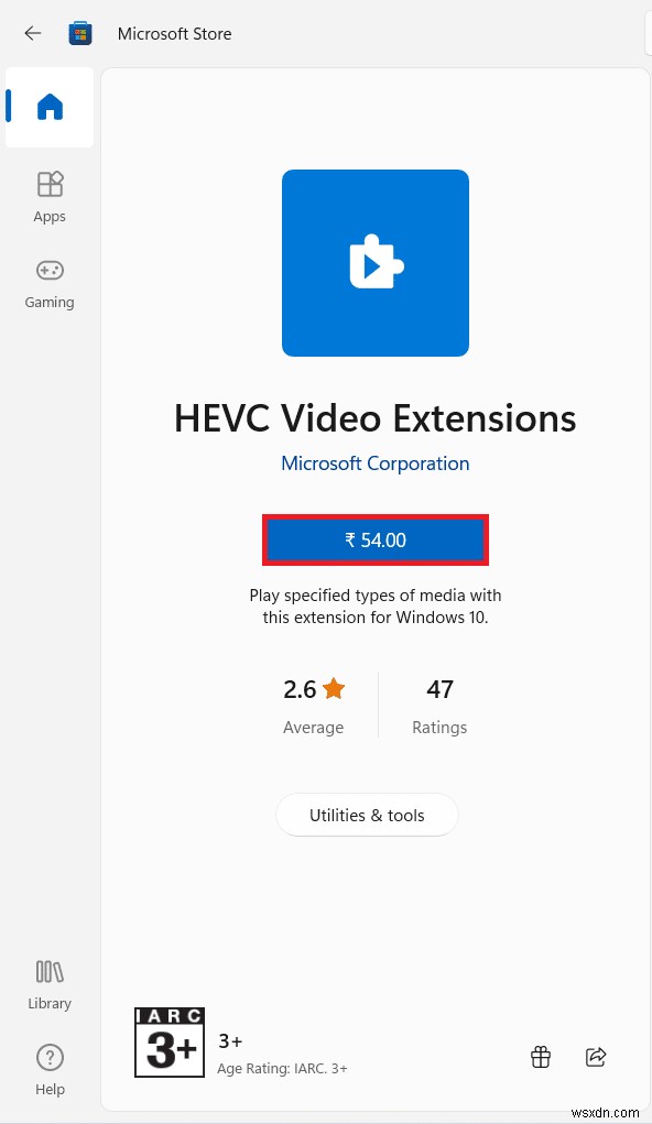 วิธีการติดตั้งตัวแปลงสัญญาณ HEVC ใน Windows 11