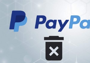 วิธีการลบบัญชี PayPal