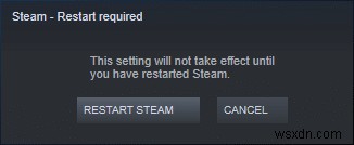 แก้ไขภาพ Steam ไม่สามารถอัปโหลดได้ 