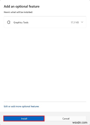 วิธีการติดตั้งเครื่องมือกราฟิกใน Windows 11