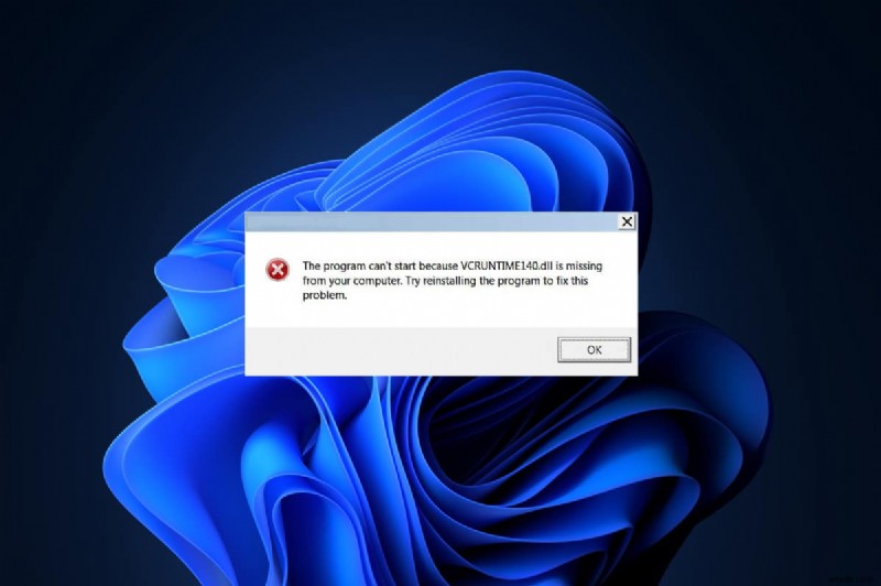 แก้ไข VCRUNTIME140.dll ที่หายไปใน Windows 11 