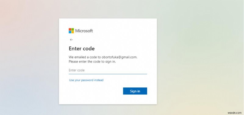 วิธีการกู้คืนรหัสผ่าน Outlook 