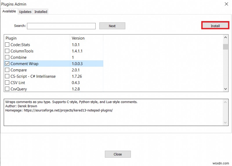 วิธีเพิ่มปลั๊กอิน Notepad++ บน Windows 10 