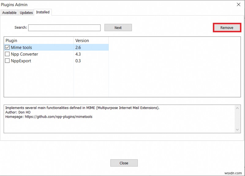 วิธีเพิ่มปลั๊กอิน Notepad++ บน Windows 10 