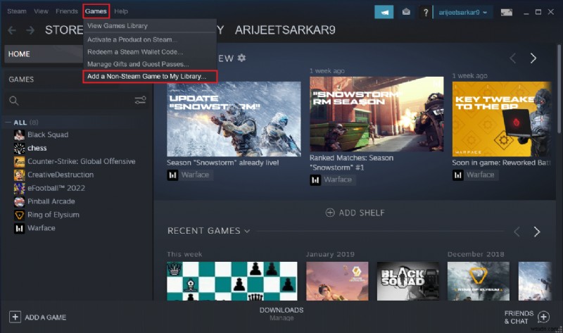 วิธีเพิ่มเกมของ Microsoft ลงใน Steam 