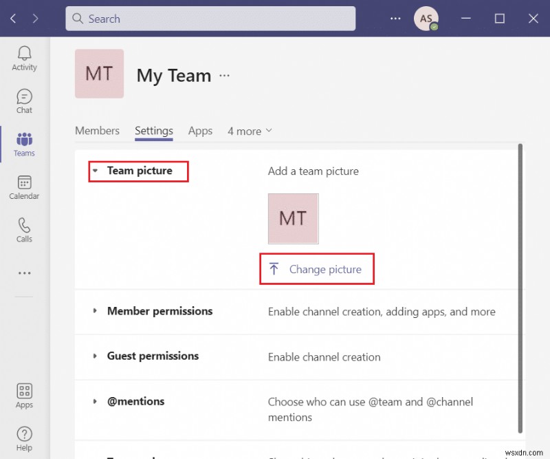 วิธีเปลี่ยนอวาตาร์โปรไฟล์ Microsoft Teams 